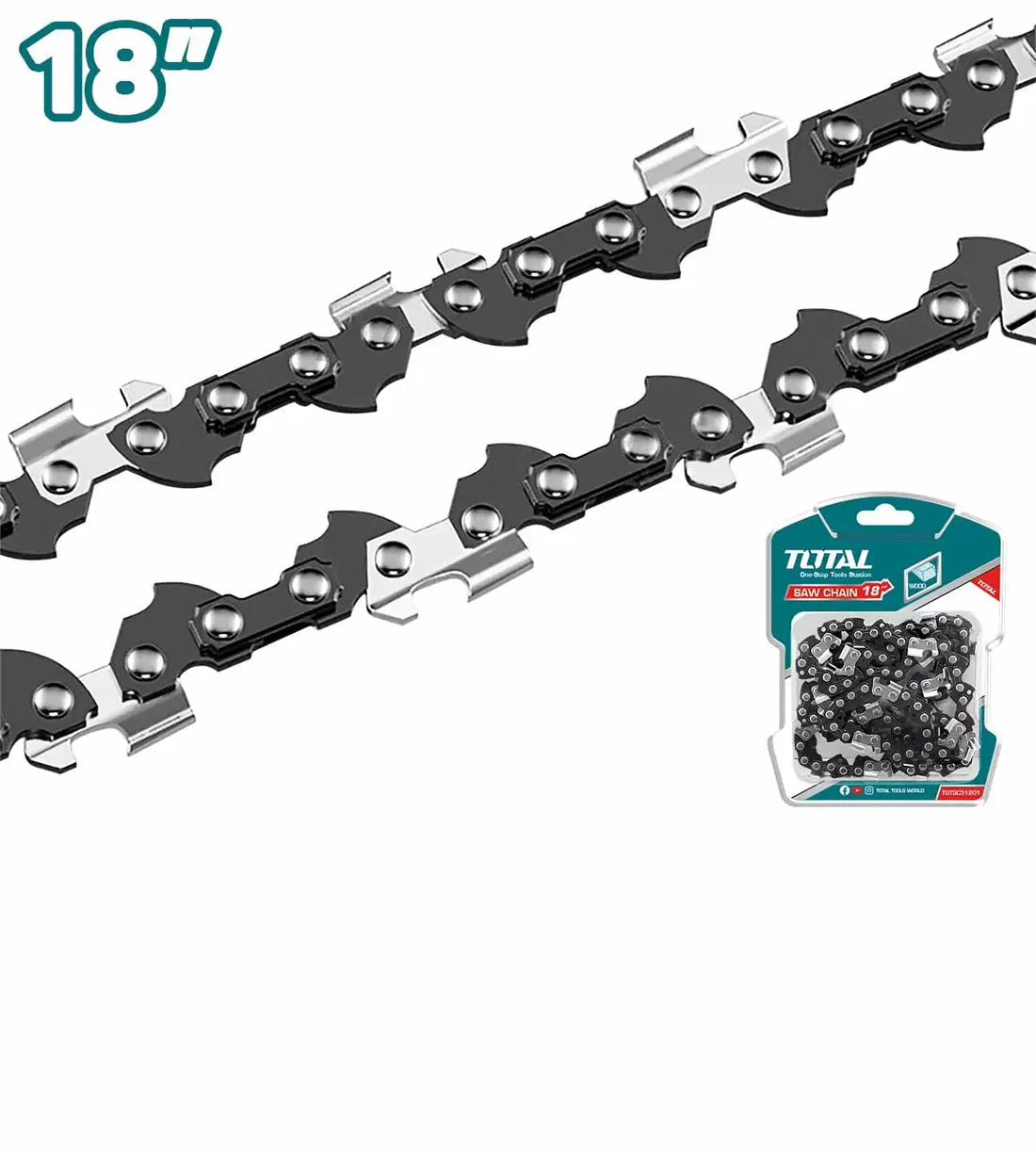 TOTAL TGTSC51801 18" Chainsaw Chain - .325" Pitch 72 Links Total